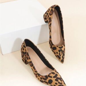 SHEIN Leopard Print Heels